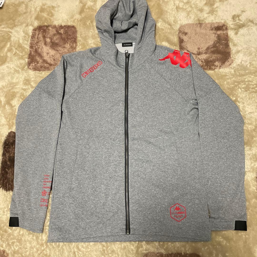 Kappa グレー フルジップジャージセット　サッカーウェア　コンサドーレ札幌