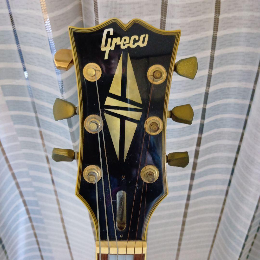 Greco エレキギター ブラック　ハードケースつき