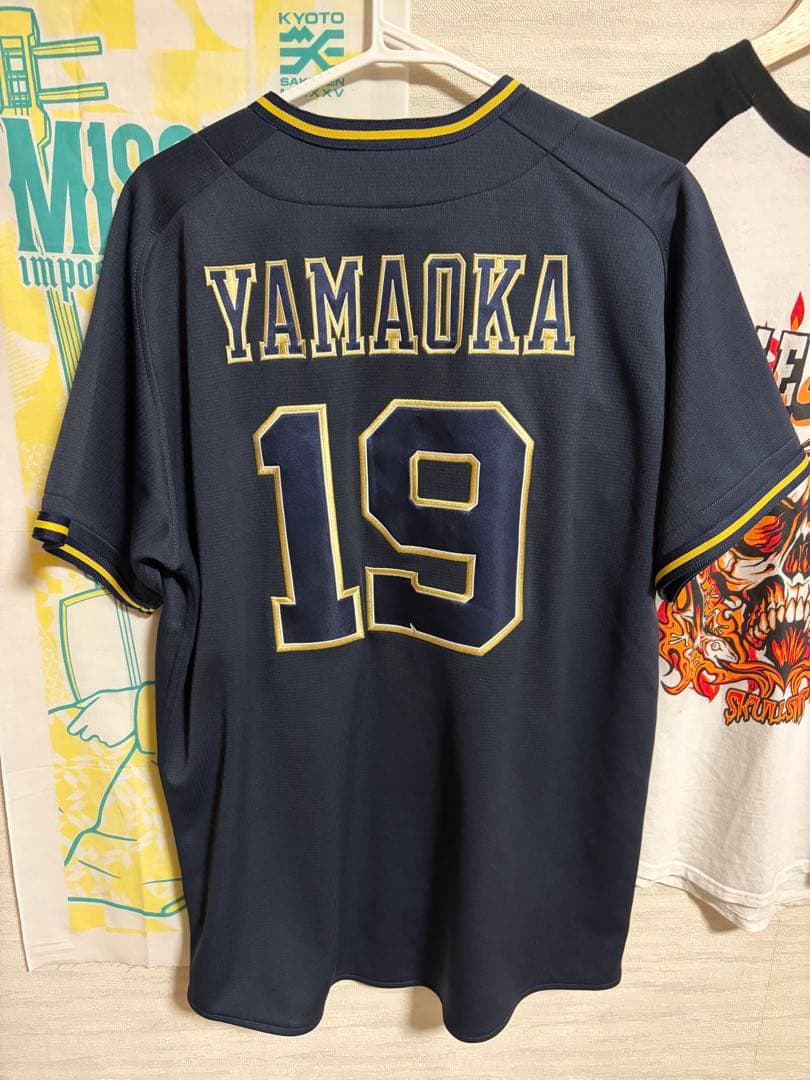 オリックスバファローズ ユニフォーム L 山岡 19