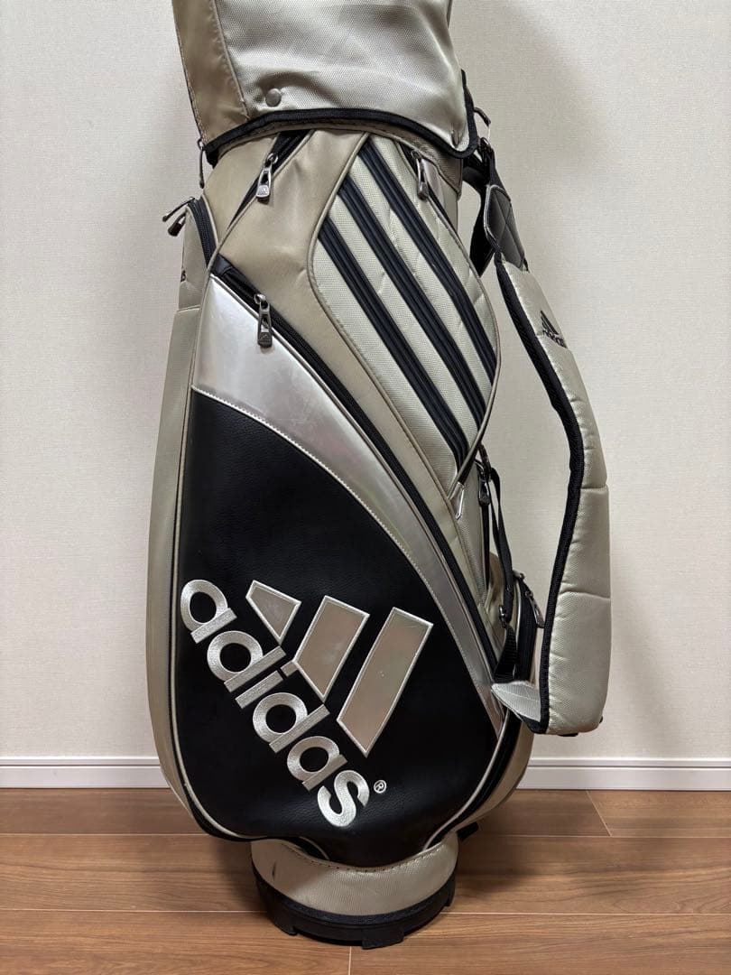 adidas キャディバッグ グレー ブラック