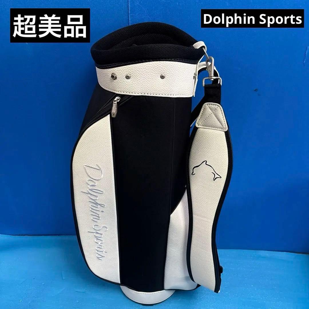 Dolphin Sports ゴルフバッグ・黒/白