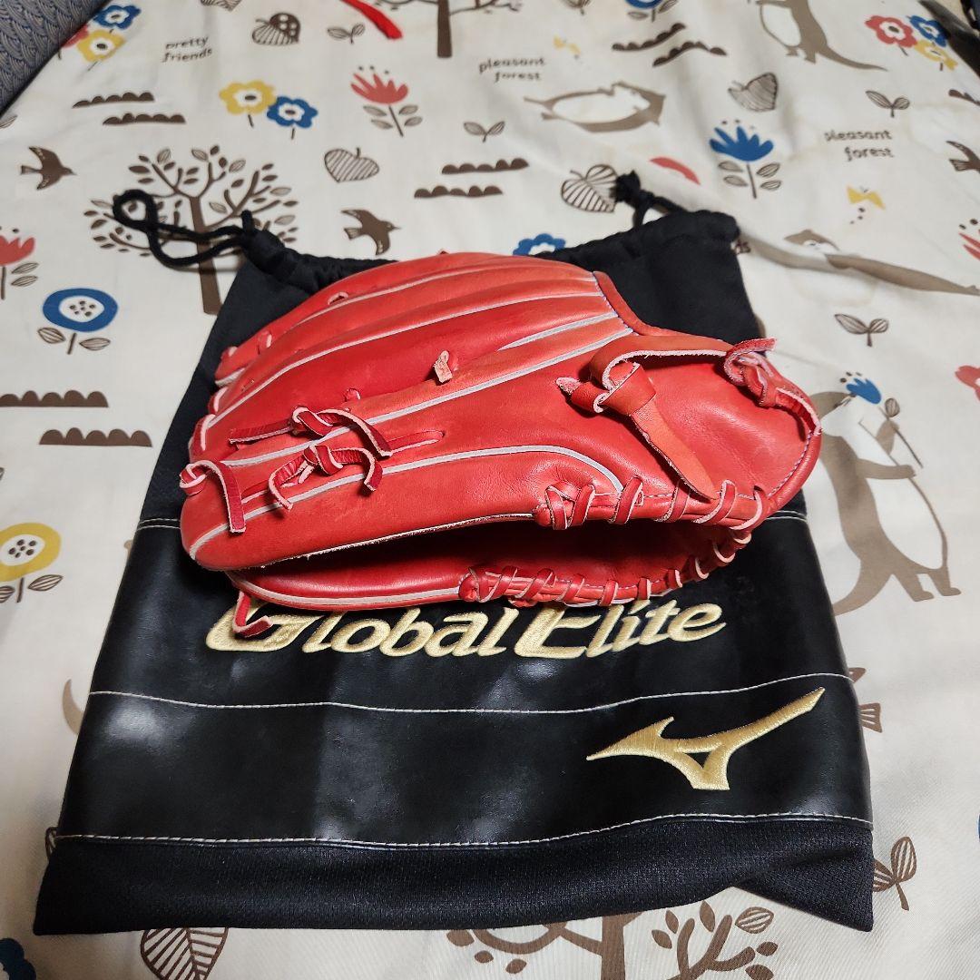 Global Elite グローブ 赤 レザー