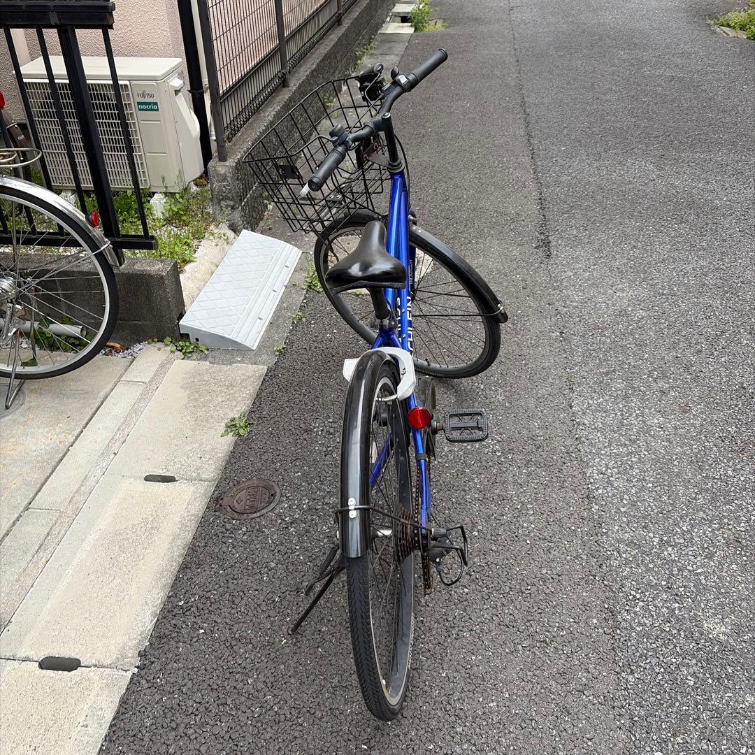 ジュニア向け自転車 前面バスケット付き