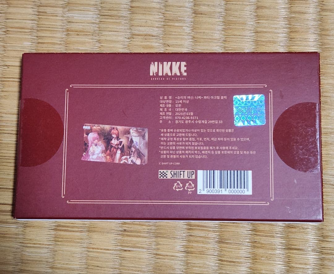 韓国限定 勝利の女神 NIKKE ニケ パーティーアクリルブロック