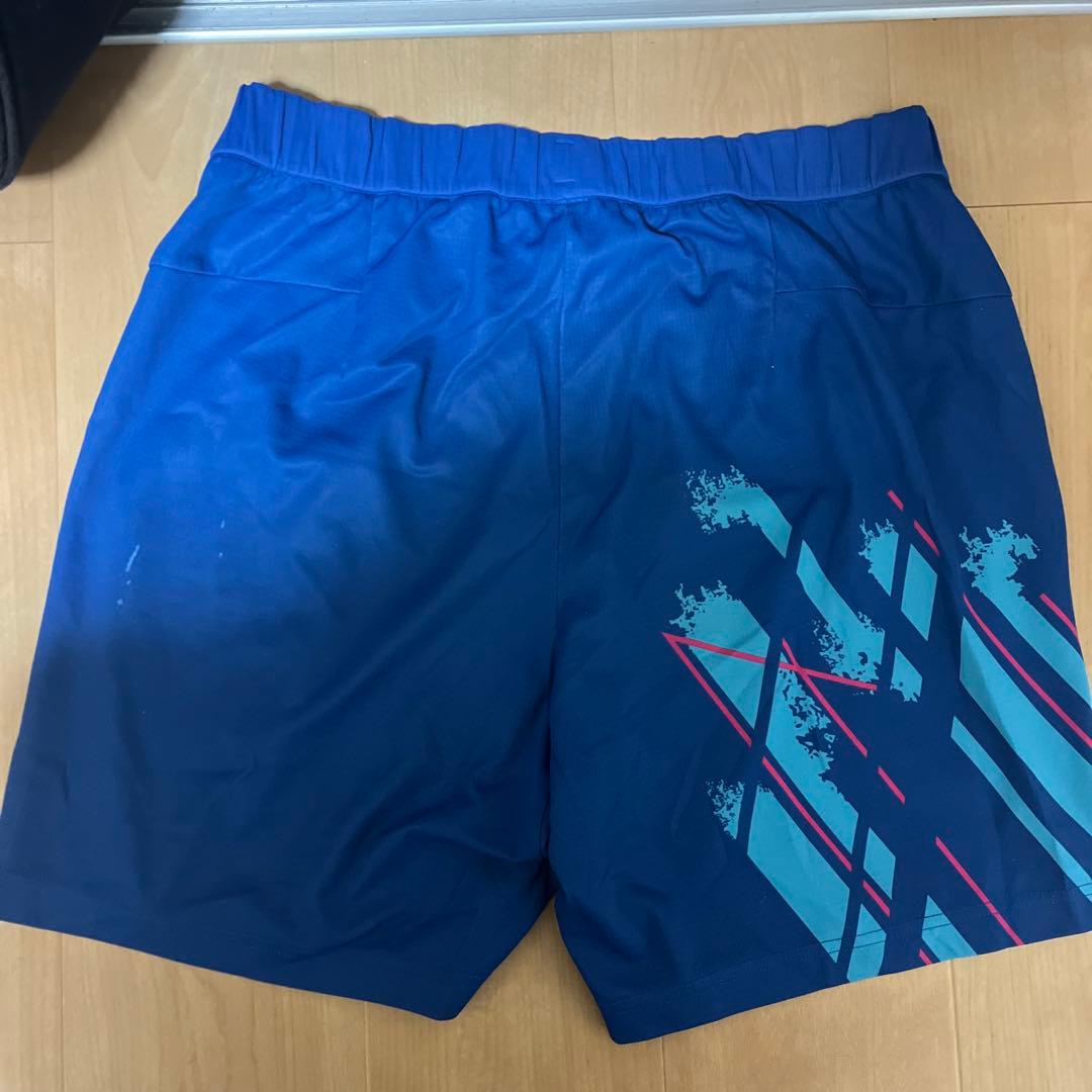 ヨネックス バドミントン ハーフパンツ 限定デザイン XL ネイビー