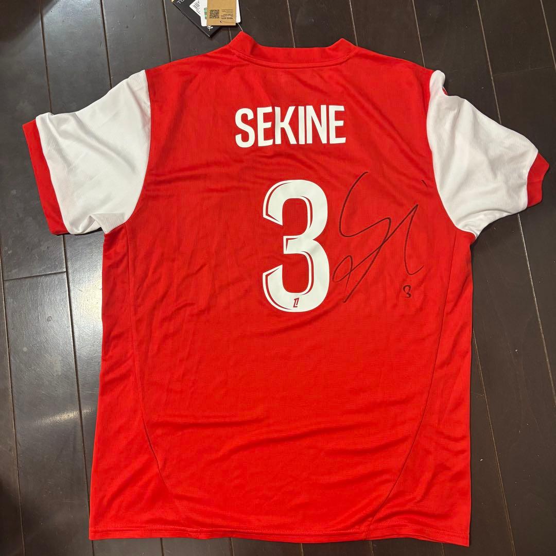 Stade de Reims(スタッドランス) サイン入りユニフォーム