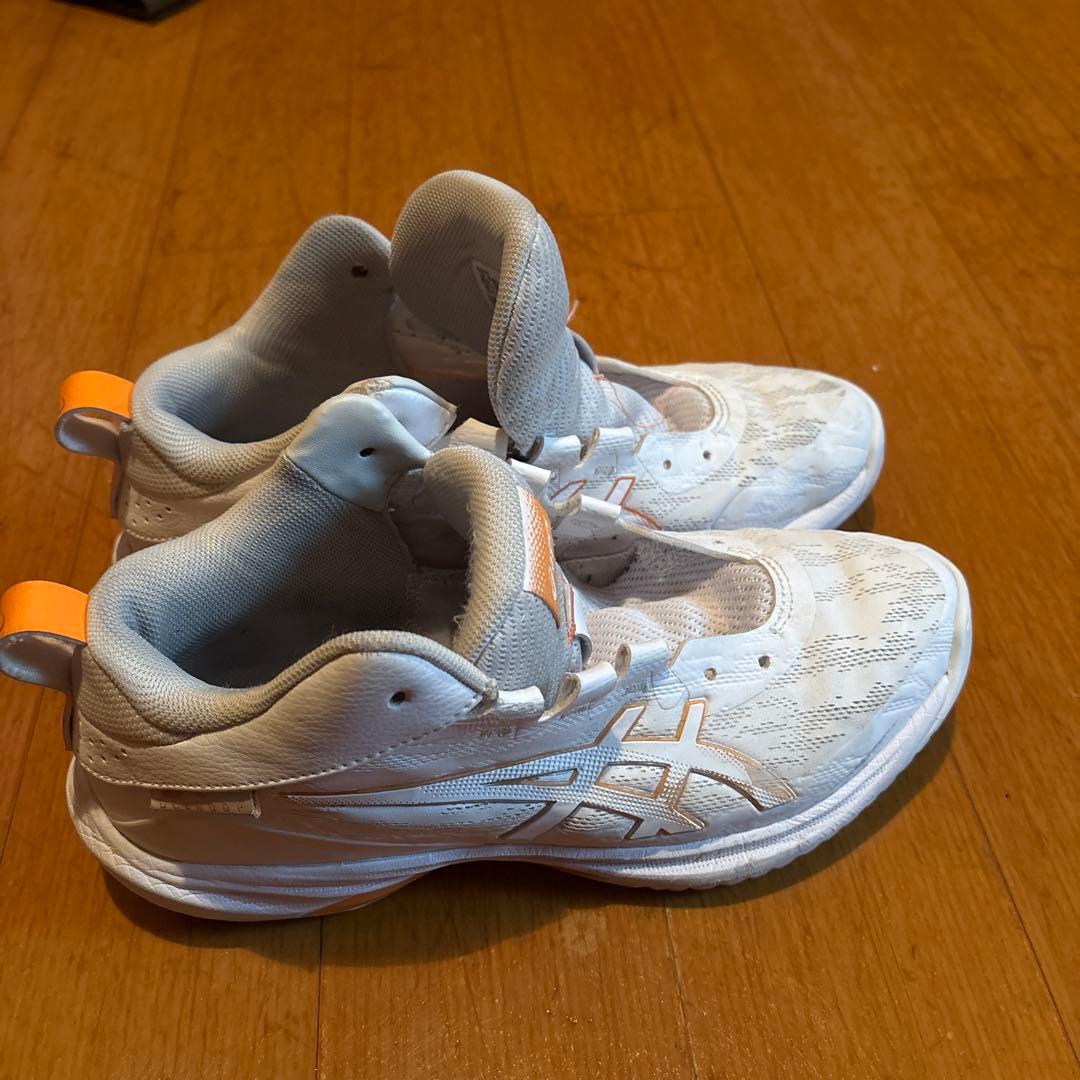 ASICS GELHOOP V17 スタンダード ホワイト/オレンジ　26.5