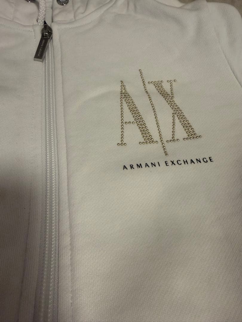 Armani Exchange ホワイトジャージ上下セット