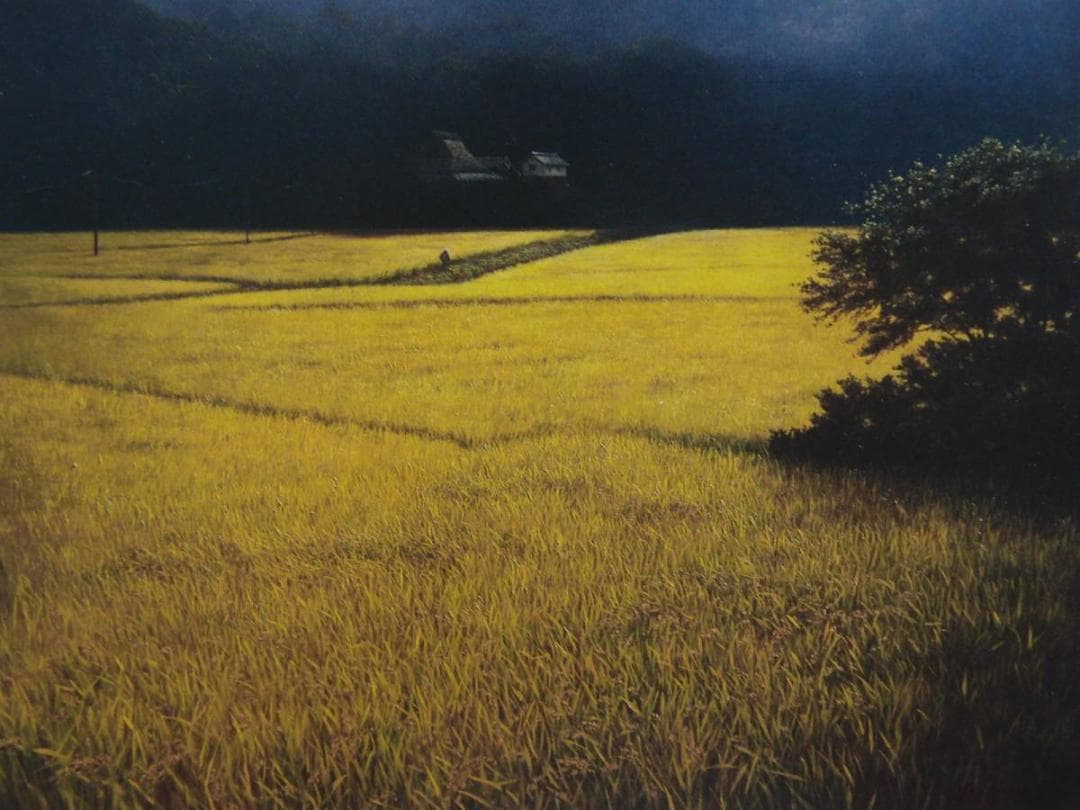 谷口 和正「宝塚西谷の秋」、日本の画家、洋画,希少な額装用画集より