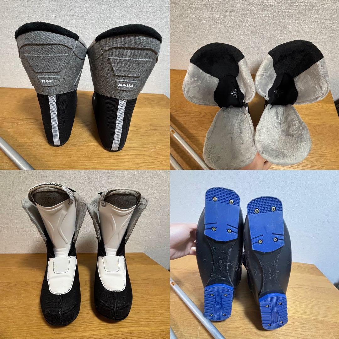 メンズFischerストック付スキーセット　28-28.5cm Salomon