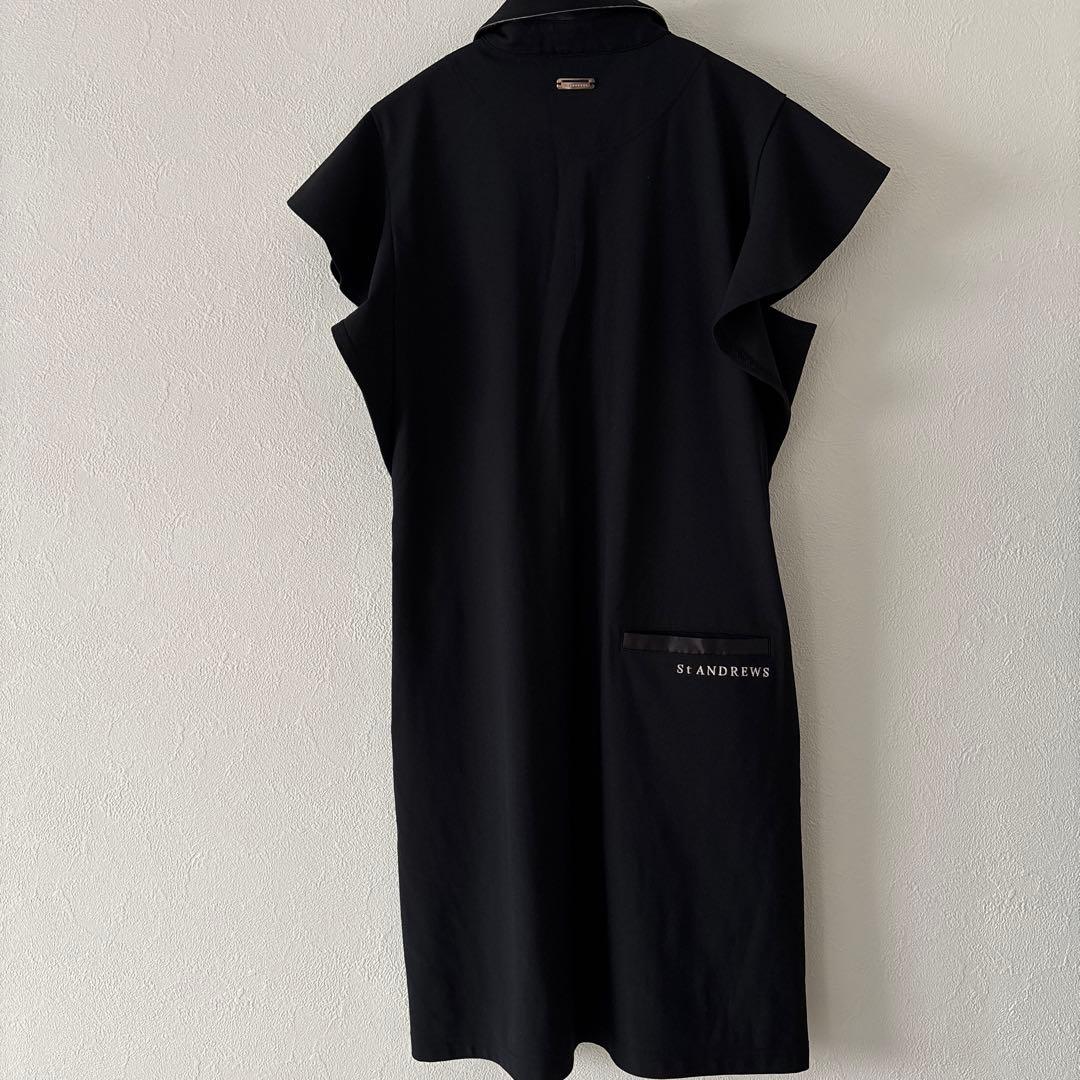 St ANDREWS 黒 ポロシャツワンピース　Mサイズ