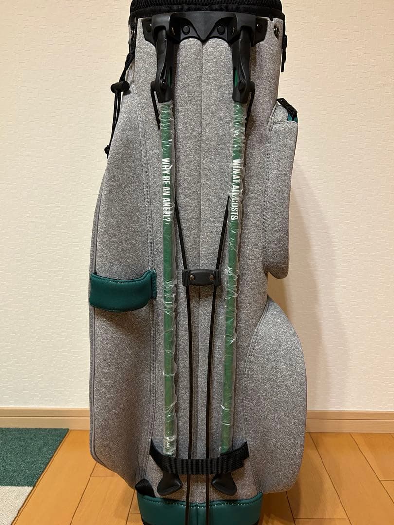 最終値下げ　WAAC ゴルフバッグ・スタンドキャディバッグ グレー/ターコイズ