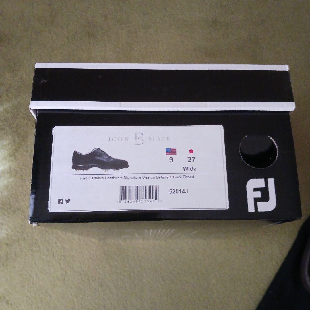 FOOTJOY アイコンブラック 27.0　おまけ付き
