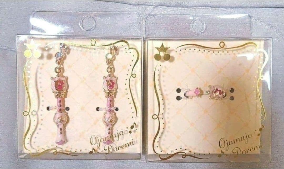 新品⭐ピコットポロン ピアス&リング 東宝おジャ魔女どれみ25周年記念グッズ