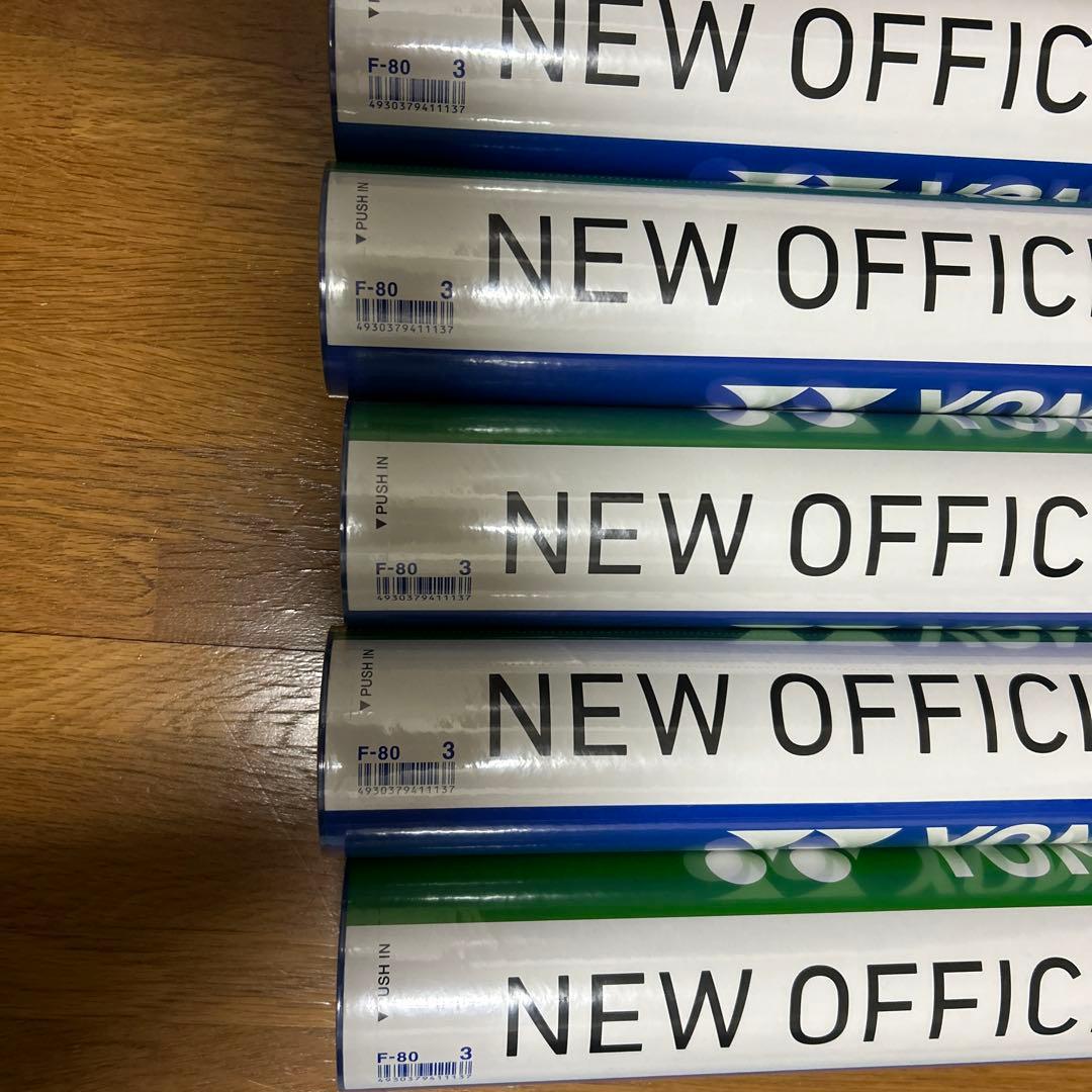 YONEX NEW OFFICIAL バドミントンシャトル 5本セット 未使用