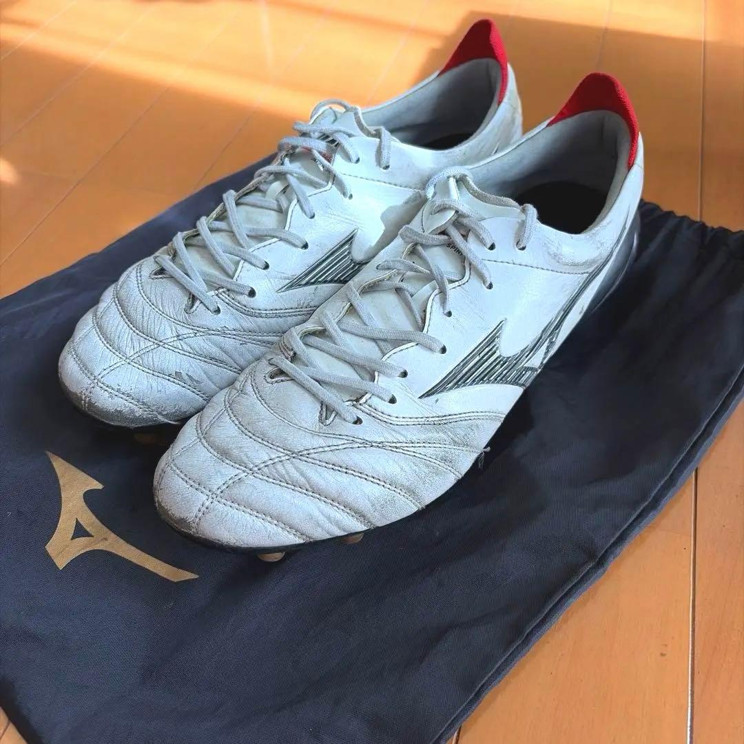 Mizuno モレリアネオ3 27.0cm 白　袋付き