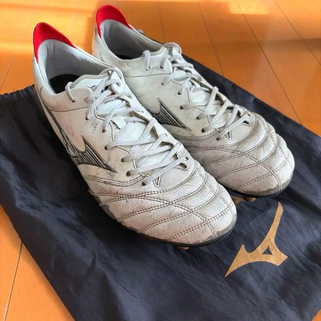 Mizuno モレリアネオ3 27.0cm 白　袋付き