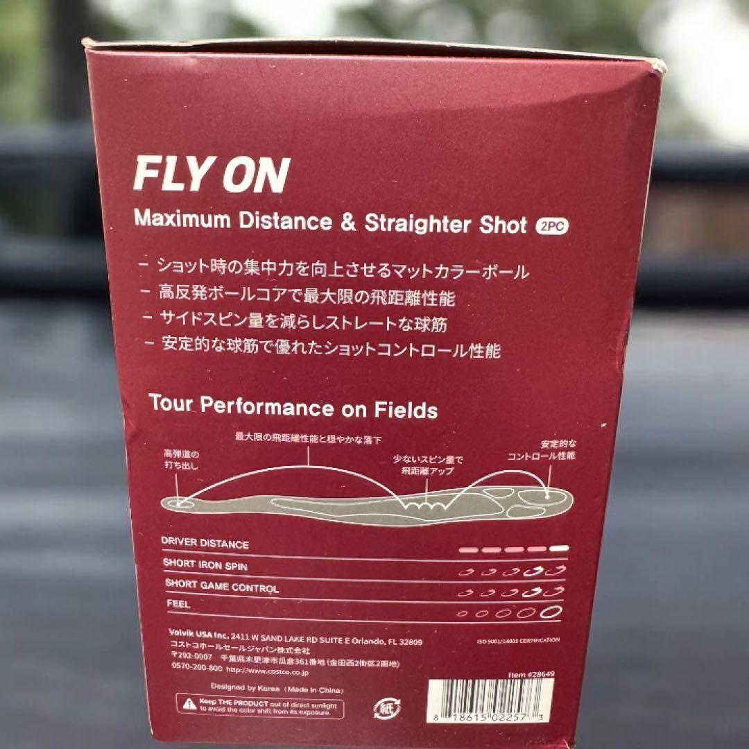 Volvik FLY ON 2ピースゴルフボール