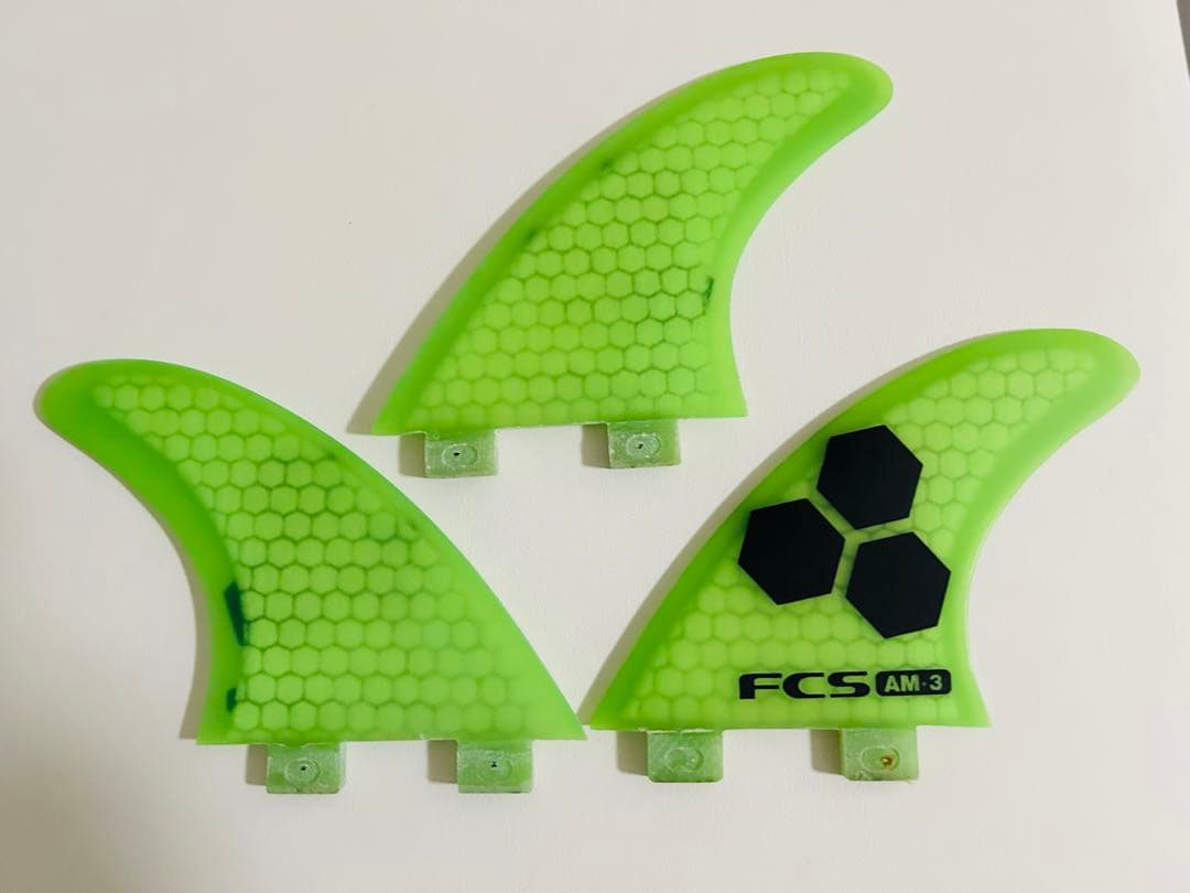 美品⭐︎ハニカムパターンのグリーンフィン3枚セット