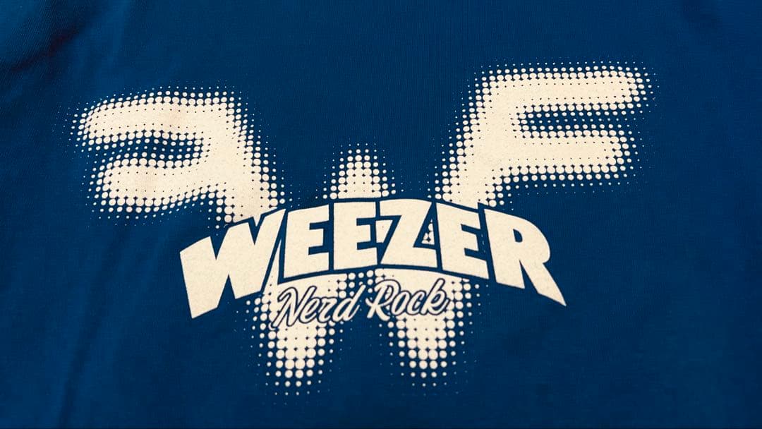 weezerライブTシャツ　M サイズ　2025 レア