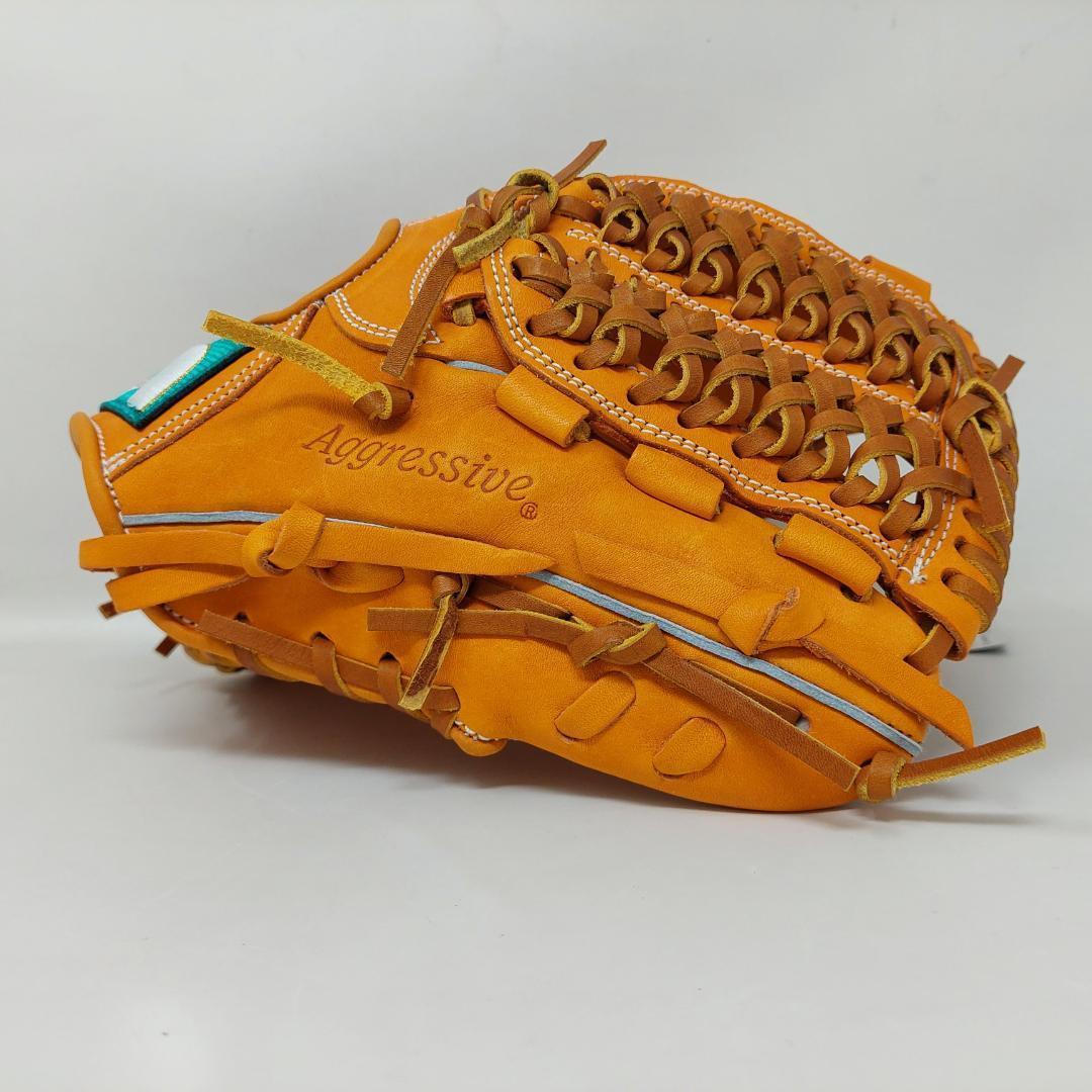ラベル交換T5 久保田スラッガー 軟式グラブ KSN-L7S 右投げ オレンジ
