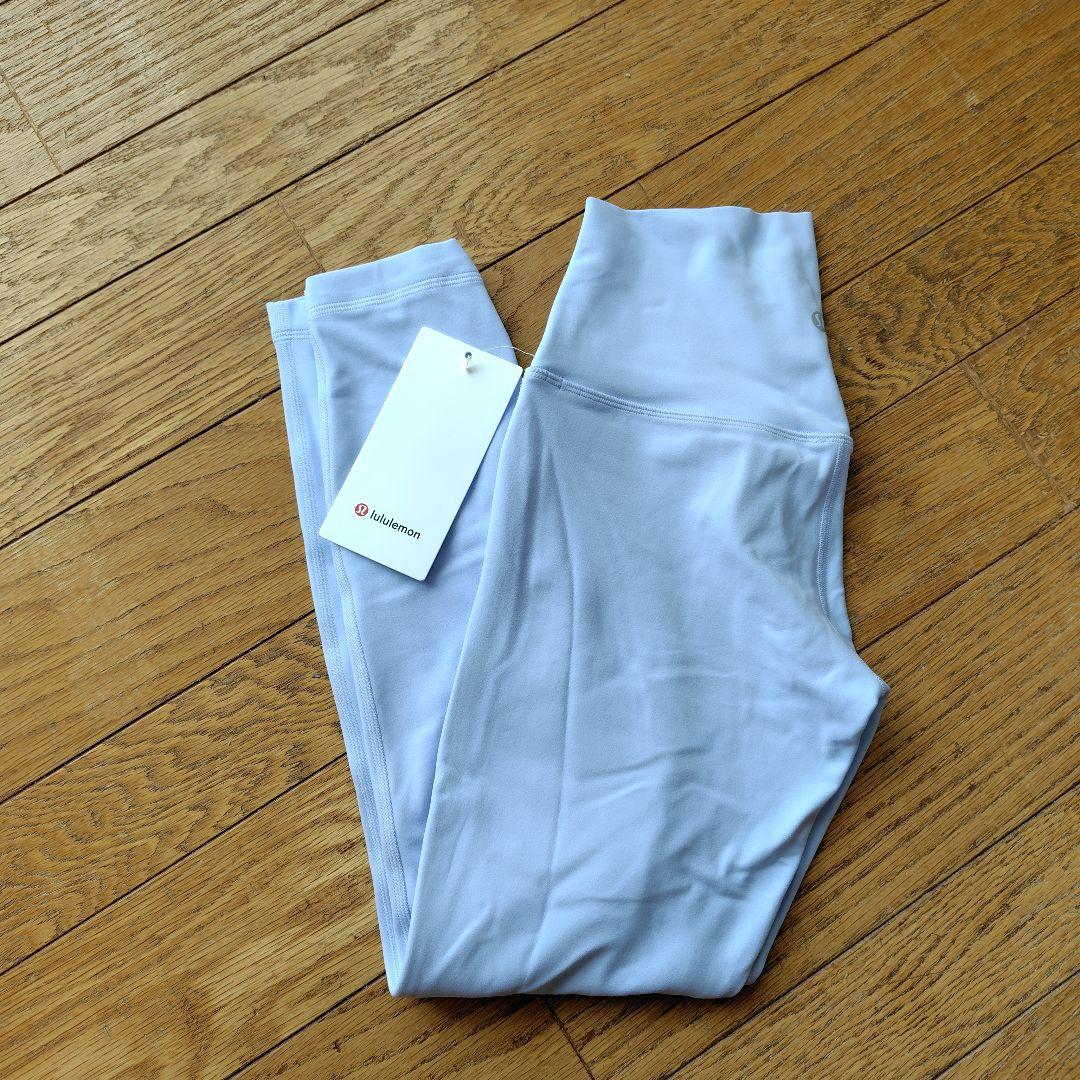 lululemon ハイウエスト ヨガパンツ ライトブルー