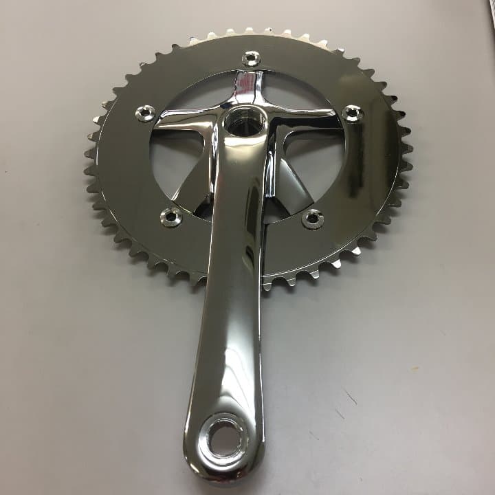 在庫処分値下げ！！新品‼　自転車　カスタム★クランク(ガンメタ）