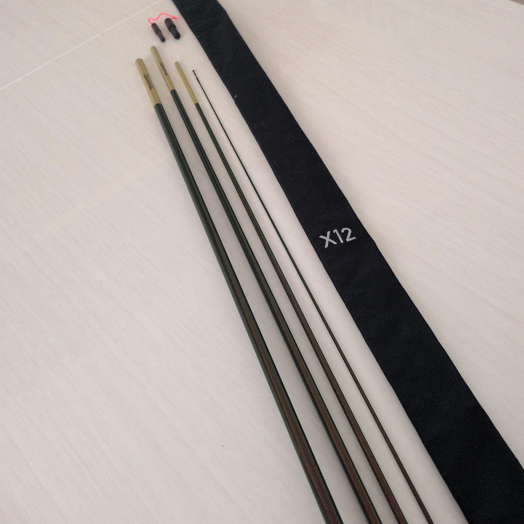ダイワ ZD102 ヘラブナ竿 X12 収納ケース付き（1回使用）