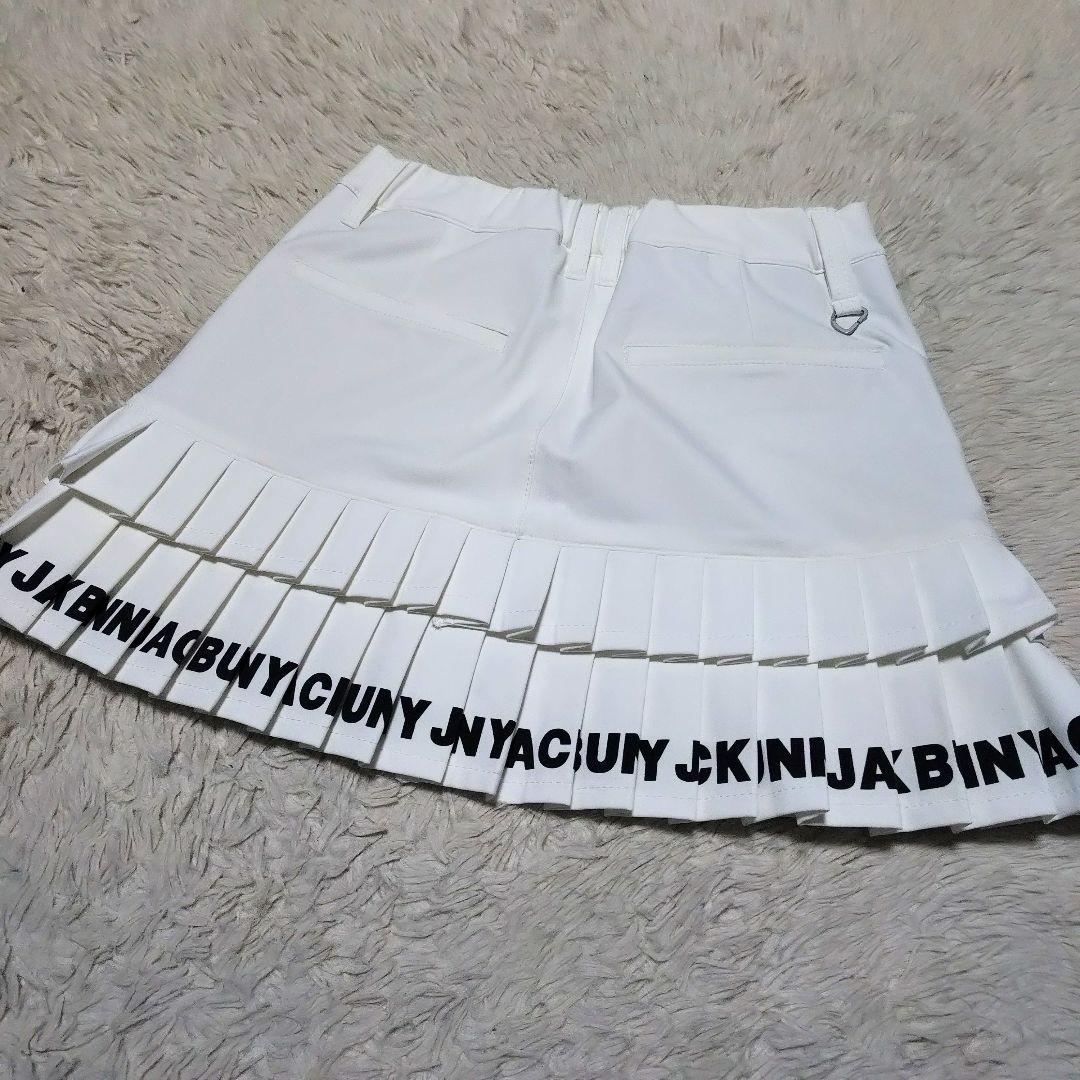 【希少】ジャックバニー ゴルフウェア プリーツスカート インナーパンツ一体型