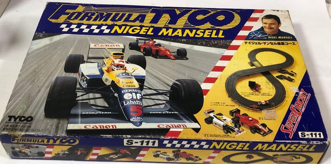 TYCO ナイジェルマンセル F1 スロットカー S-111 箱付き