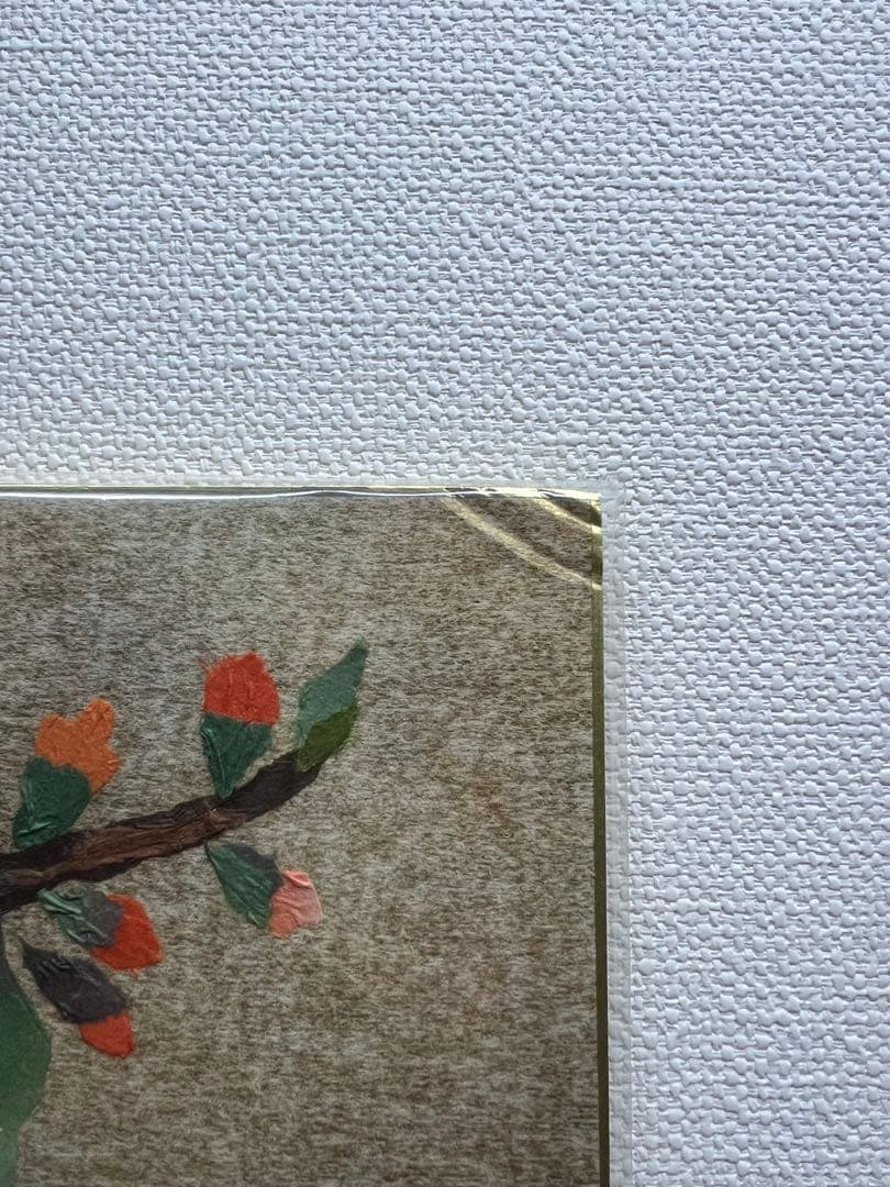 ちぎり絵 花の絵画