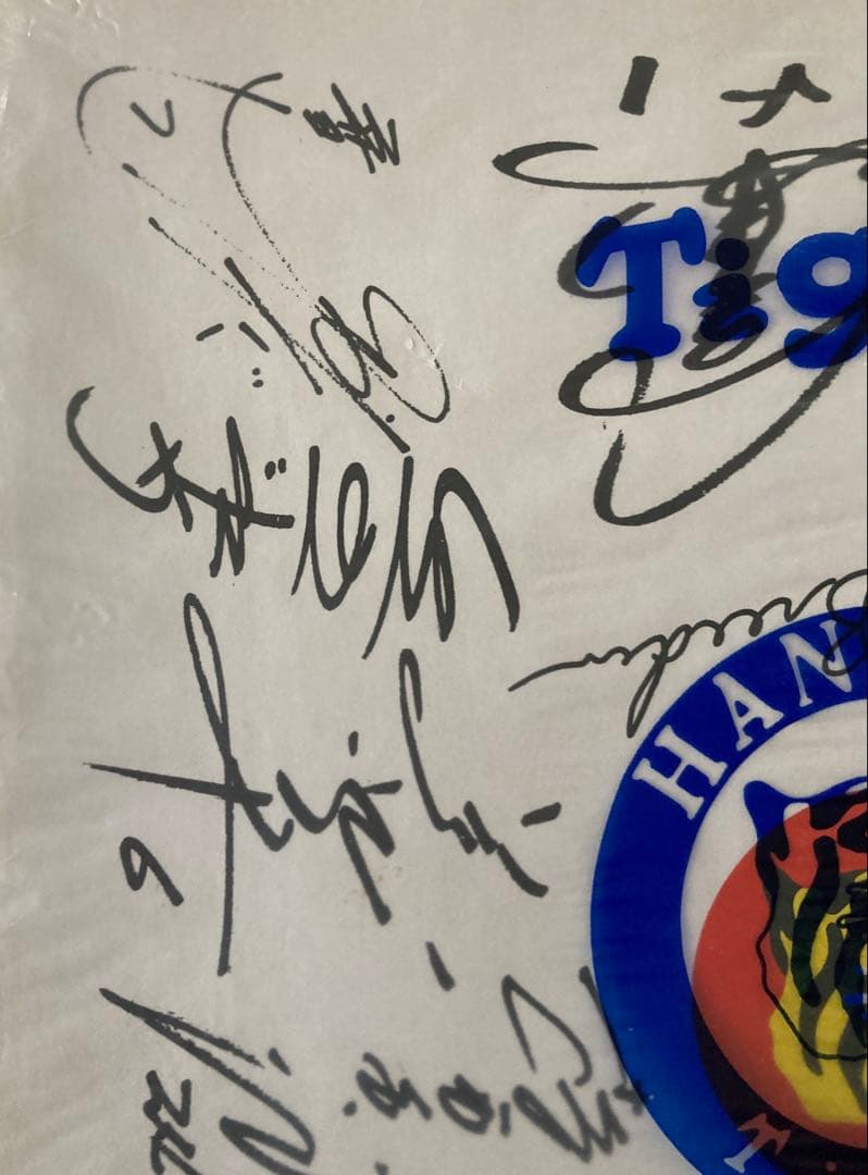 阪神タイガース 監督 / 選手 サイン色紙 1970年代後半
