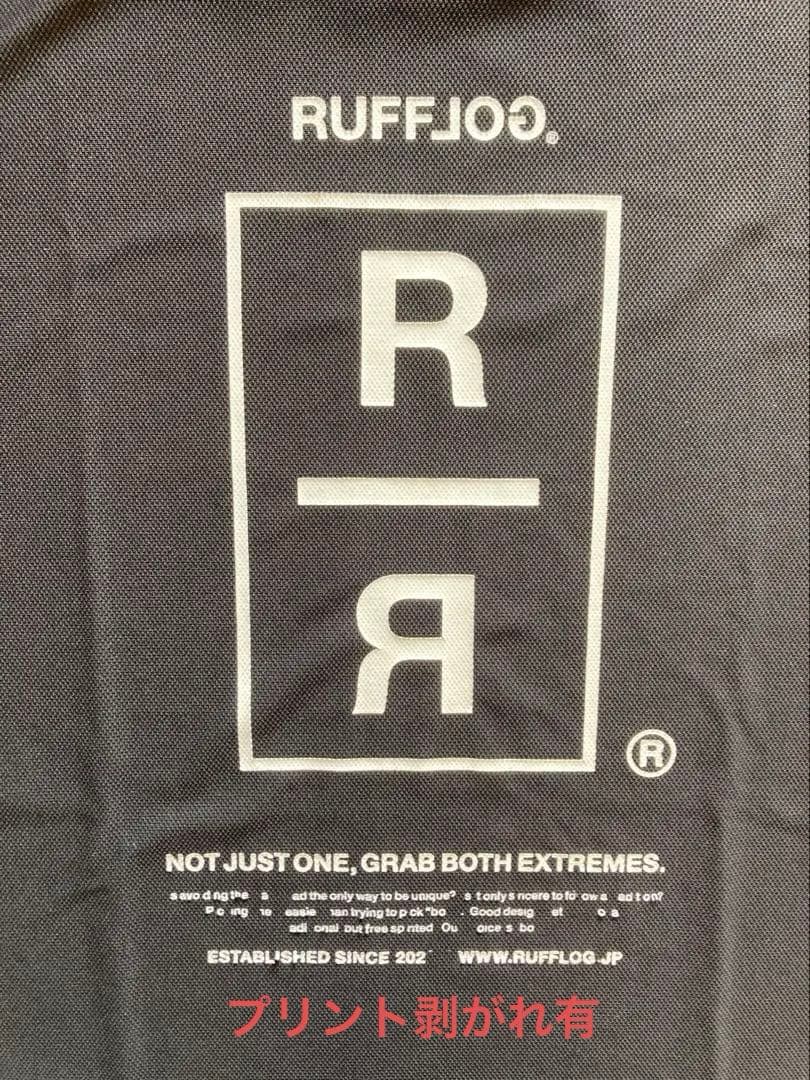 RUFFLOG ラフロッグ R&R ロゴ モックネック M ブラック