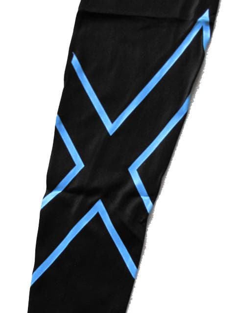 2XU メンズ ランニングパンツ コンプレッション L ブラック/ブルー