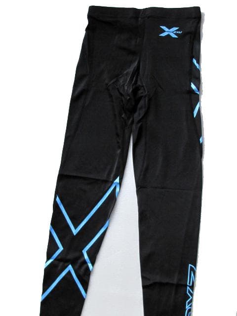 2XU メンズ ランニングパンツ コンプレッション L ブラック/ブルー