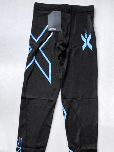 2XU メンズ ランニングパンツ コンプレッション L ブラック/ブルー