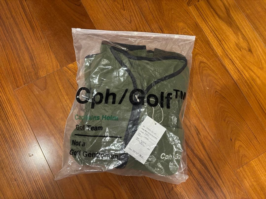 新品 Cph/golf キャプテンズヘルムゴルフフリースノーカラージャケット L