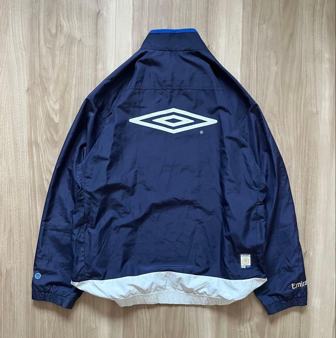 レア　00s チェルシー　アンブロ　ハーフジップ　ウィンドブレイカー　古着