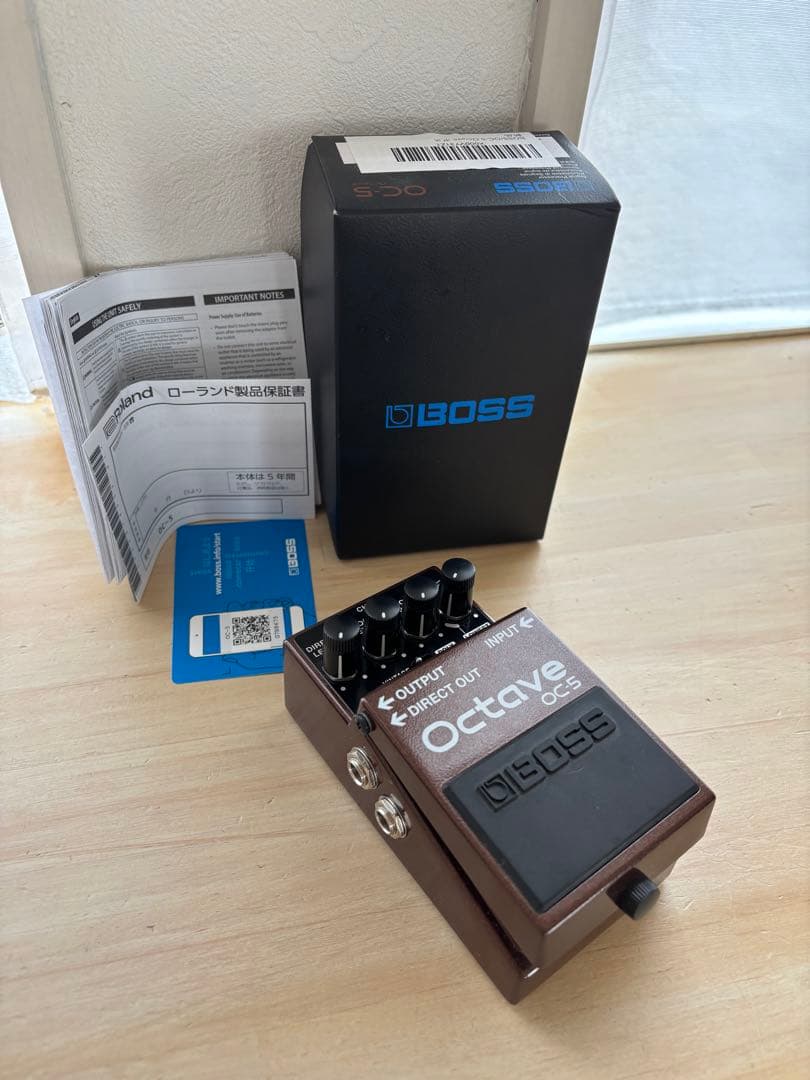 BOSS OC-5 Octave オクターバー ポリ対応 元箱付き Roland
