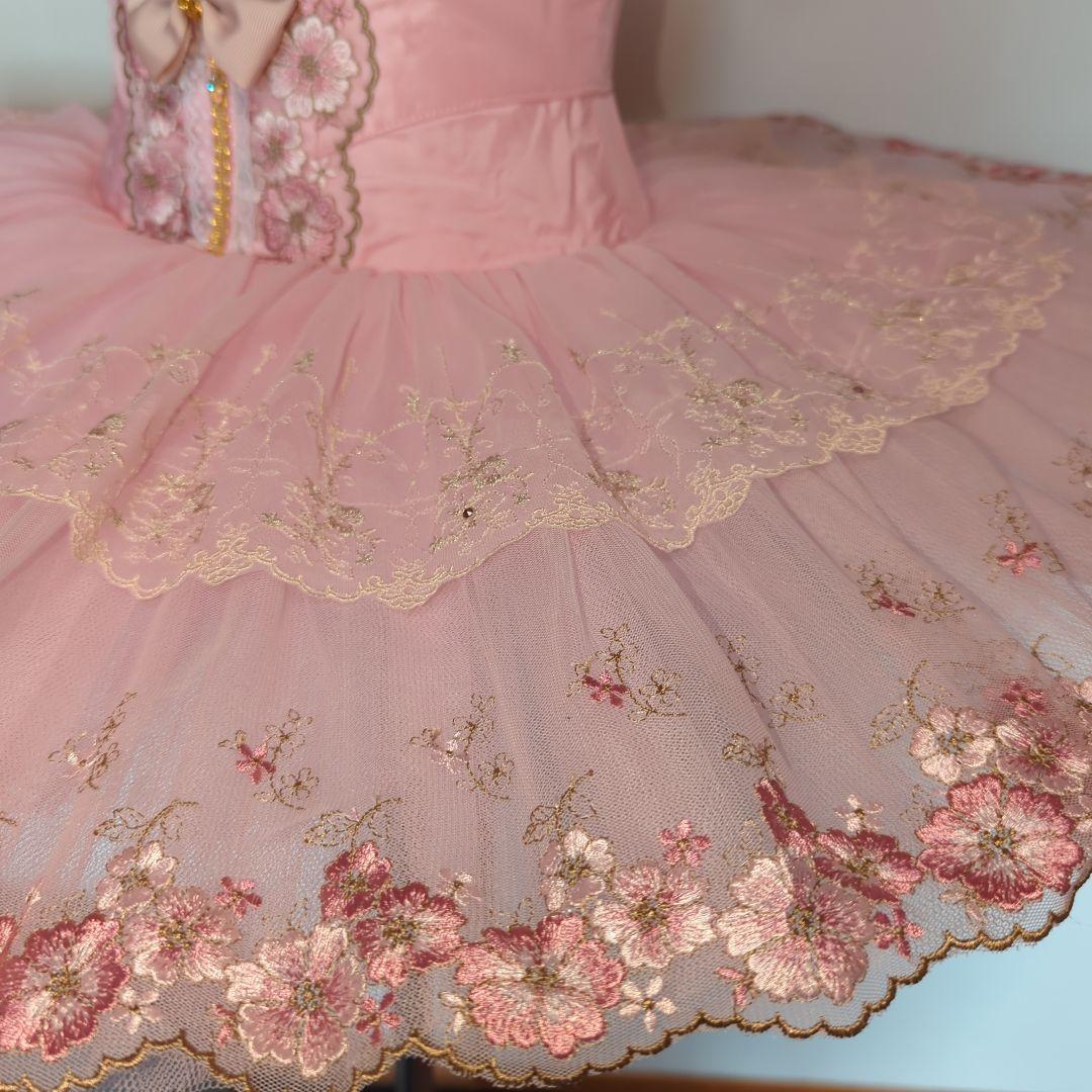 リメイク・バレエ衣装／チュチュ／バレリーナ社／ピンク／スリム4号