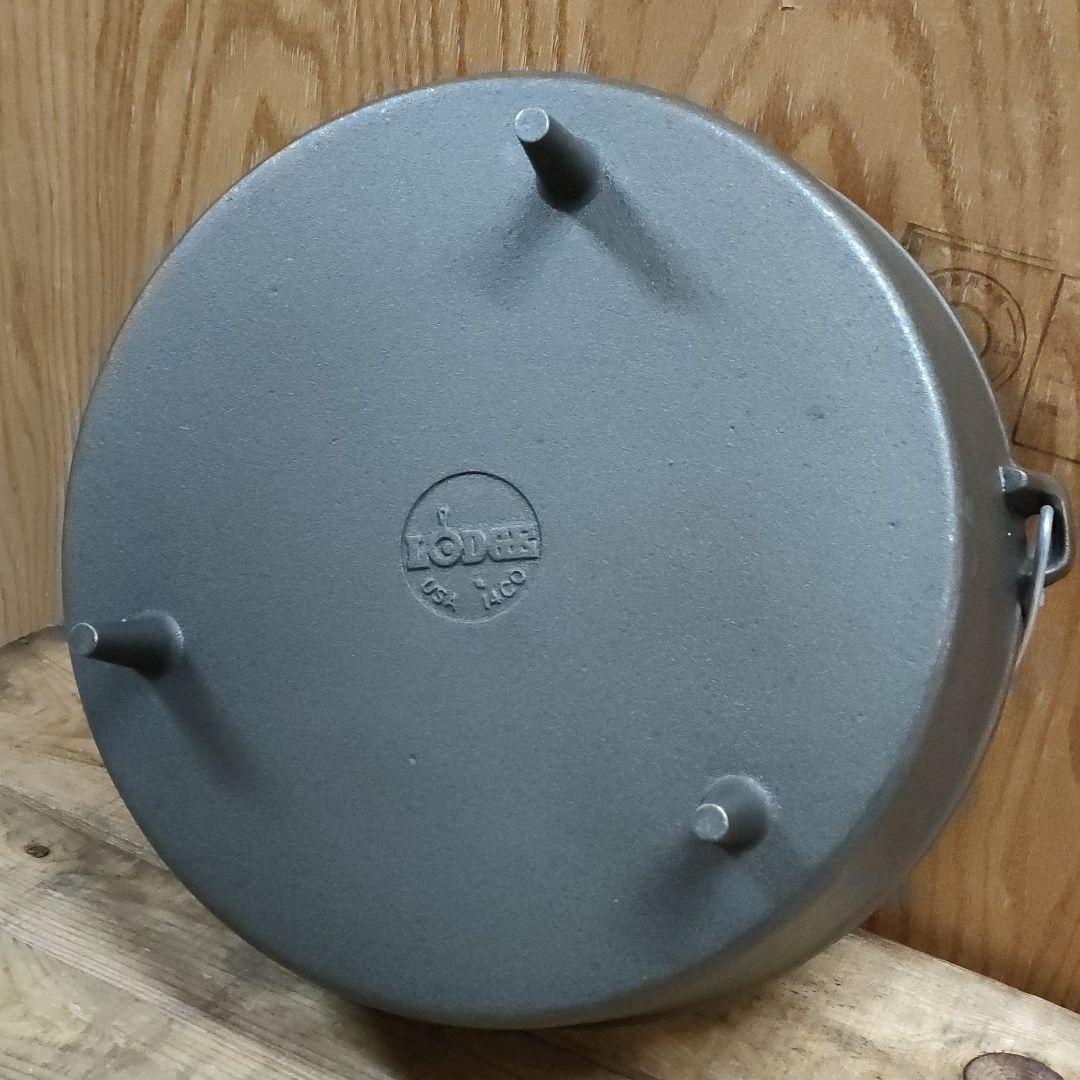 【激レア】LODGE 14インチキャンプダッチオーブン14CO2 オールドロッヂ
