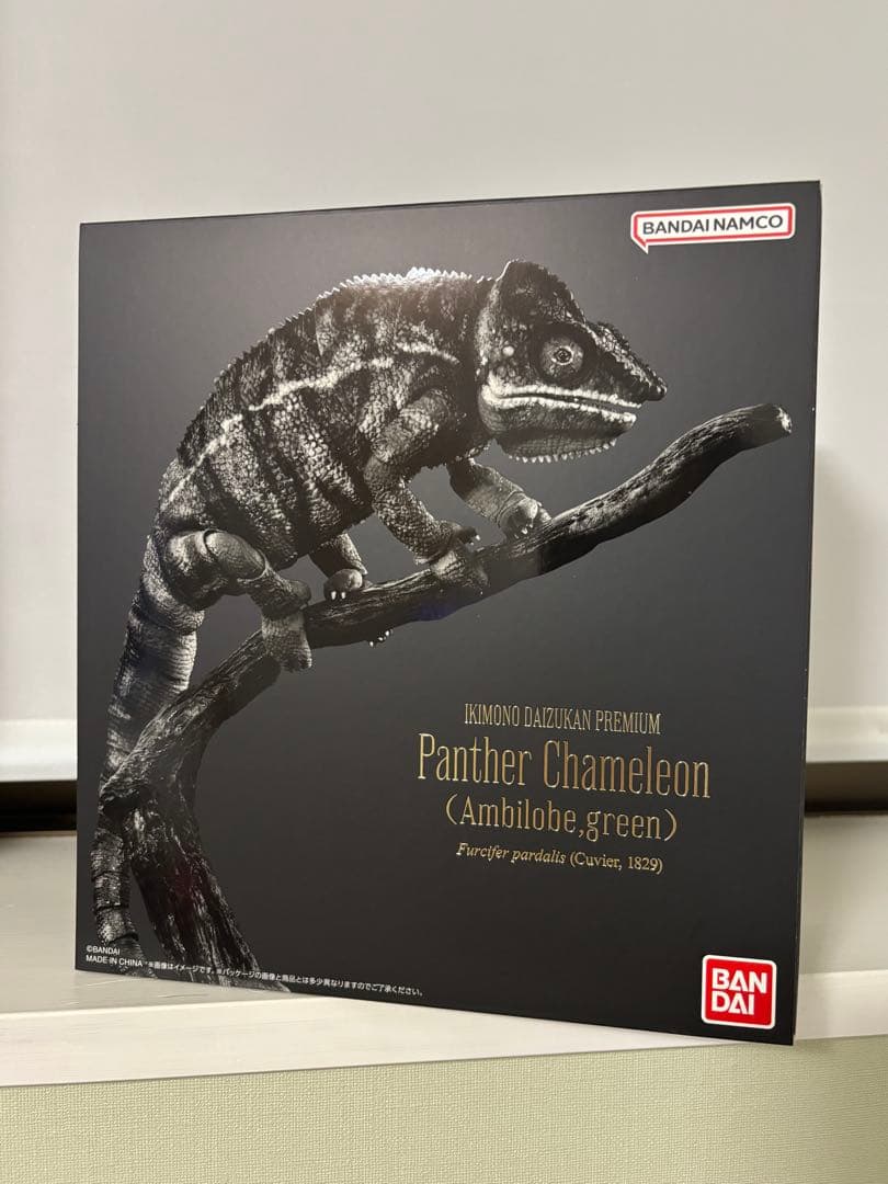 いきもの大図鑑プレミアム/パンサーカメレオン(アンビローブ・グリーン) 開封品