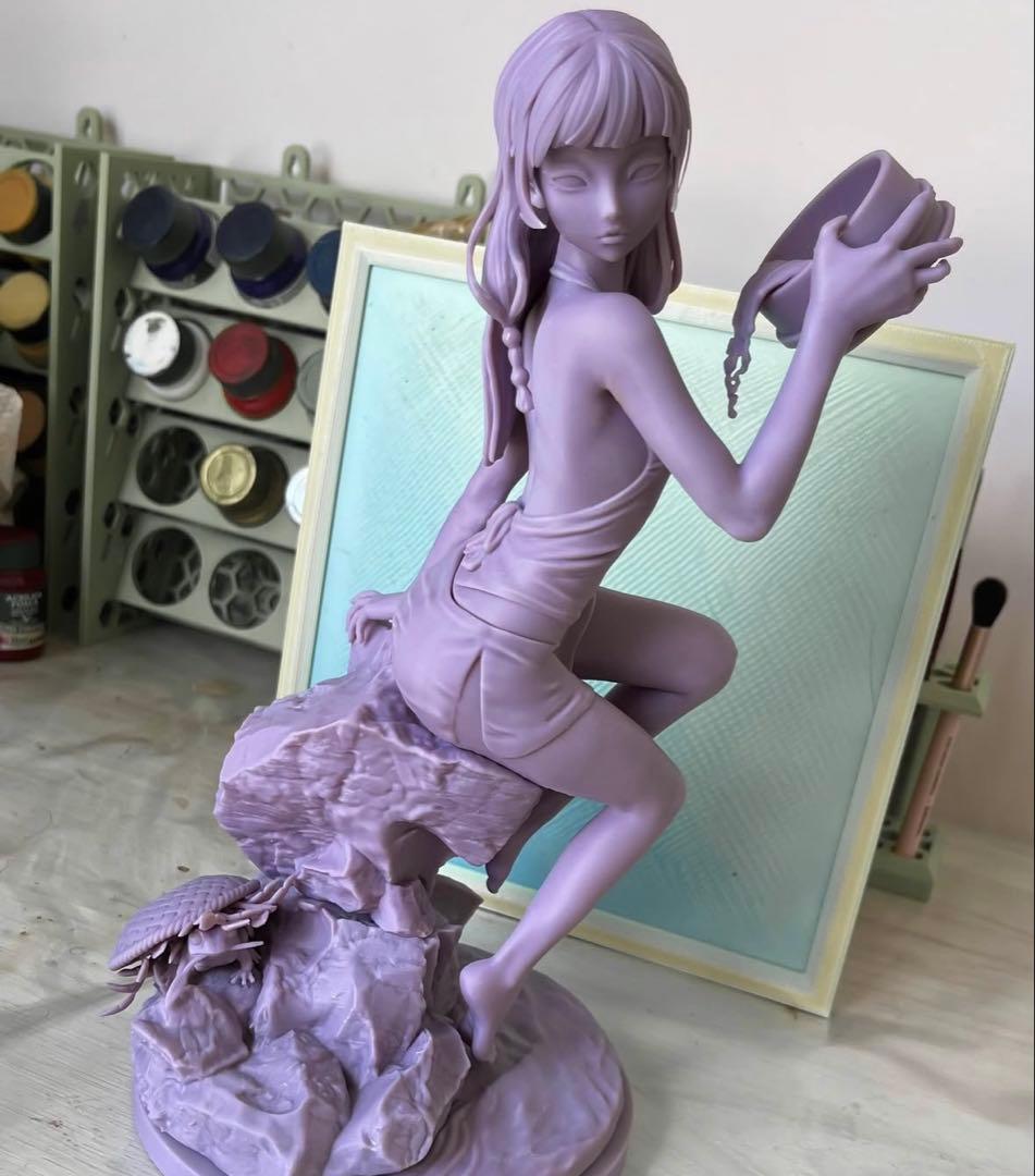 フィギュア　ガレージキット　美女　美少女　未塗装未組立　猫猫　1/6 フィギュア