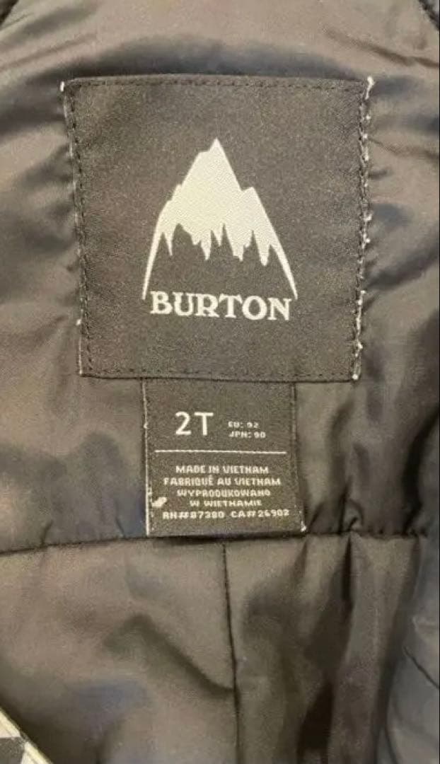 BURTON 上下セット 子ども用スノーボードウェア 2T