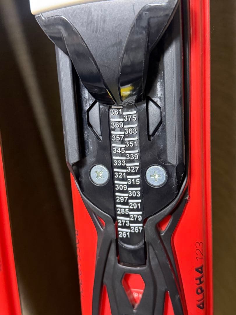 スキー rossignol demo mini alpha123 look xpress