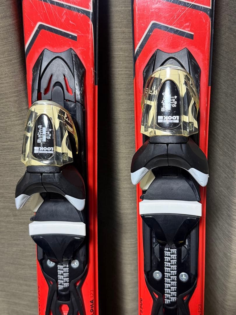 スキー rossignol demo mini alpha123 look xpress