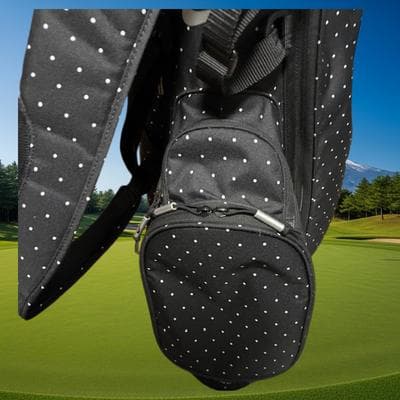 NIKE スポーツライト スタンド型 キャディバッグ ブラック ドット柄 匿名
