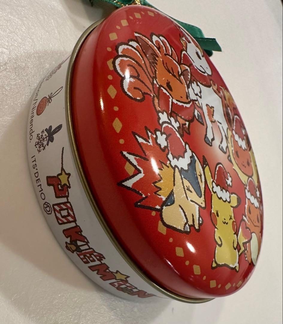 イッツデモ　ポケモン　クリスマスモチーフ　サークルタオル　オーナメント缶
