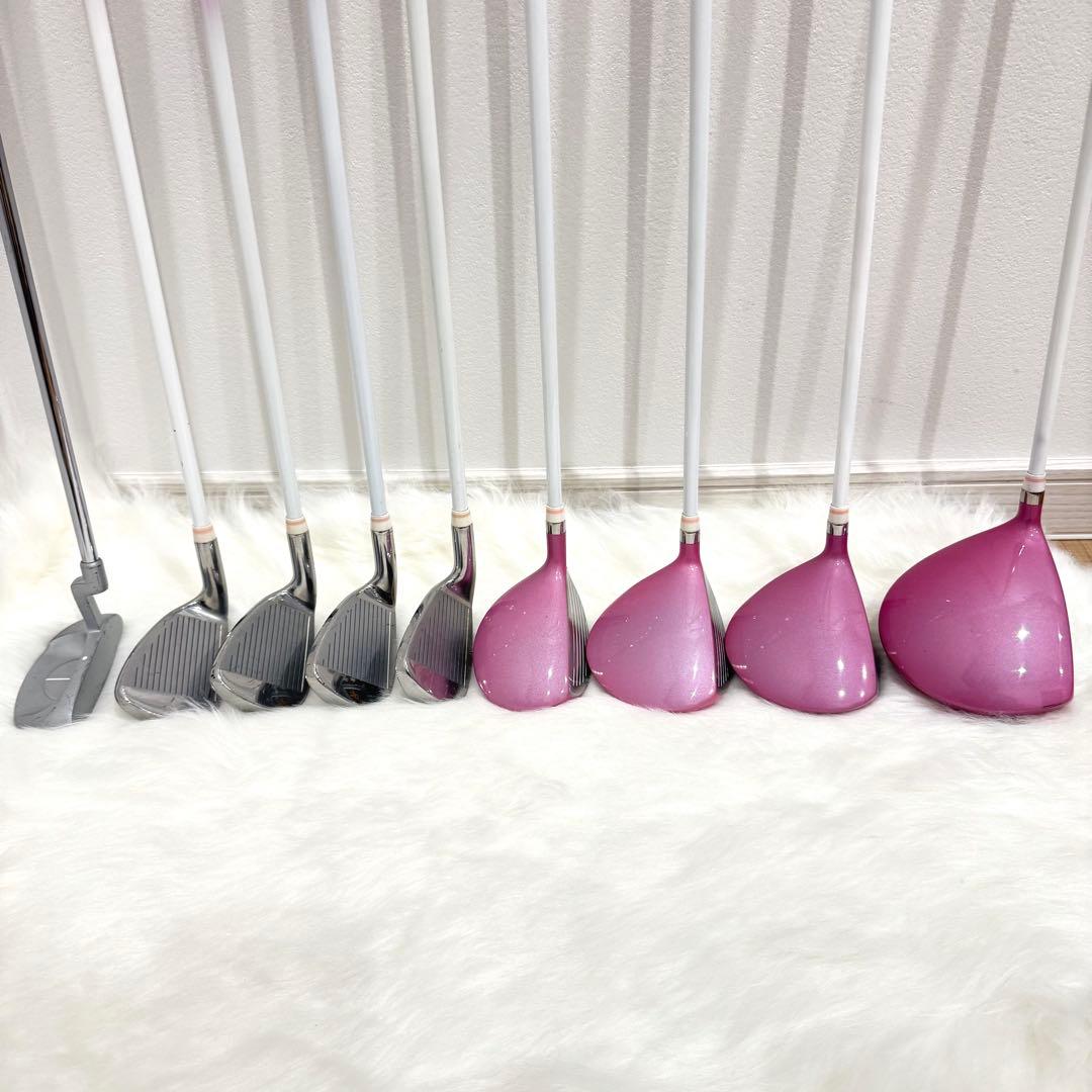 【美品】　Active Queen レディース　ゴルフクラブセット　9本