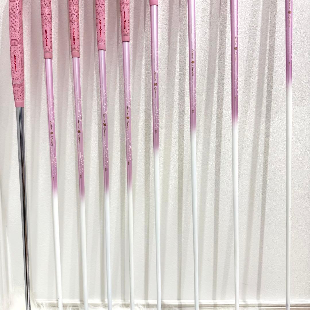 【美品】　Active Queen レディース　ゴルフクラブセット　9本